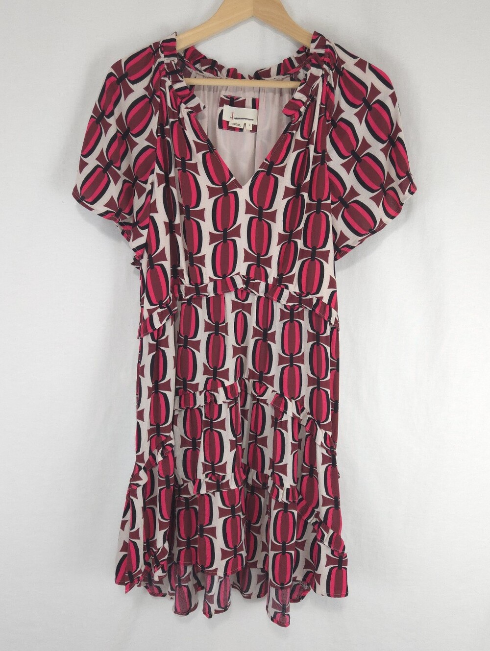 By Anthropologie Women's Robin Tiered Mini Dress